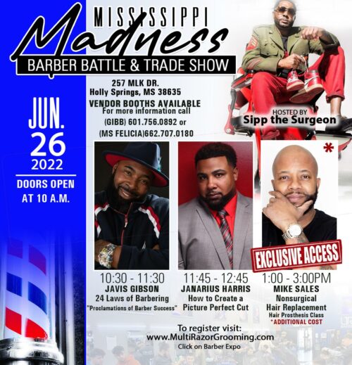 MISSISSIPPI MADNESS Barber Battle & Trade ShowJune 26, 2022 » Paige