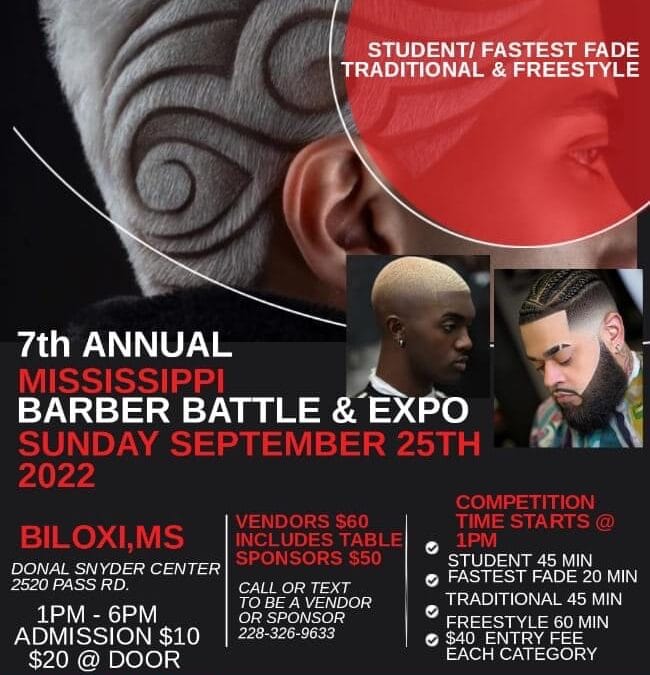 7th Annual Mississippi Barber Battle & Expo-Sept. 26, 2022