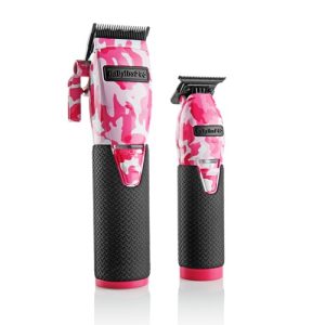 BaByliss PRO Limited Edition Pink Camo Cordless Clipper & Trimmer