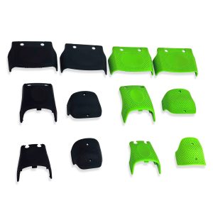 TPOB GO! VELOCITY GRIPS BUNDLE FOR CLIPPERS, TRIMMERS & SHAVERS (SLIME AND BLACK EDITION)